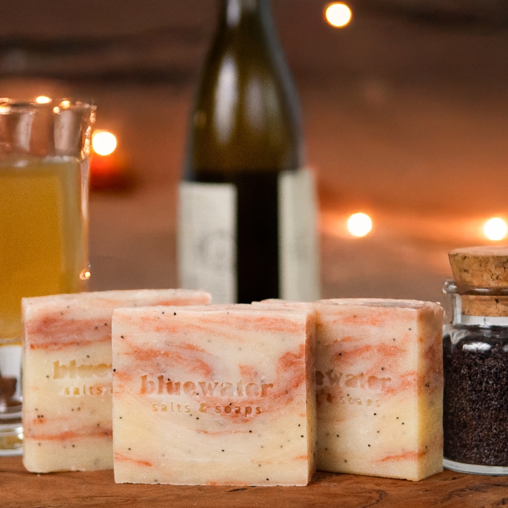 (1) Natural "Strawberry Mimosa" Body Soap 🫧🧼